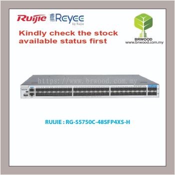 RUIJIE RG-S5750C-48SFP4XS-H: RG-S5750-H 48-PORT SFP L3 MANAGED SWITCH WITH SFP+