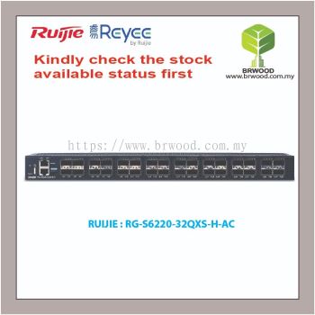 RUIJIE RG-S6220-32QXS-H-AC: RG-S6220 32-40G QSFP+ PORT DATACENTER SWITCH