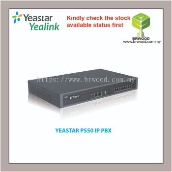 YEASTAR P550: UNIFIED COMMUNICTIONS VoIP PBX FOR 50 USERS 25 CONCURRENT CALL (No Module)