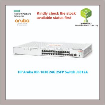 HP Aruba JL812A: INSTANT ON 1830 24G C/W 2SFP Switch 