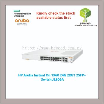 HP Aruba JL806A: Instant On 1960 24G 2XGT 2SFP+ Switch 