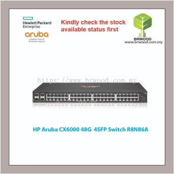 HP Aruba R8N86A: CX6000 48G C/W 4 SFP Switch 