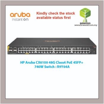 HP Aruba R9Y04A : CX6100 48G Class4 PoE 4SFP+ 740W Switch 