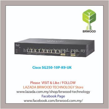 Cisco SG250-10P-K9-UK: 10-port Gigabit PoE Switch