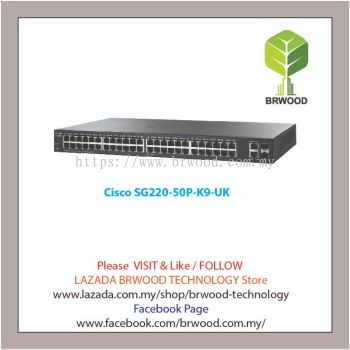 Cisco SG220-50P-K9-UK: 50-Port Gigabit PoE Smart Switch