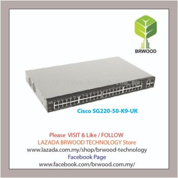 Cisco SG220-50-K9-UK: 50-Port Gigabit Smart Switch