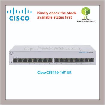 CISCO CBS110-16T-UK : CBS110 16-port GE Unmanaged Switch