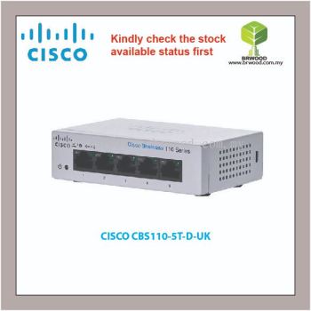 Cisco CBS110-5T-D-UK : CBS110 5-port GE Unmanaged Switch