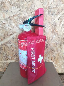 ( 1 SET ) = FIRST AID KIT WITH ONE TIME USE FIRE EXTINGUISHER & INCLUDE OUTSIDE EMERGENCY EQUIPMENT