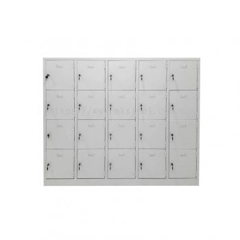 20 COMPARTMENT SHOE LOCKER