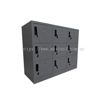 HALF HEIGHT 9 COMPARTMENT LOCKER 