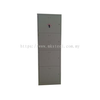 CUSTOM MADE 4 COMPARTMENT LOCKER 