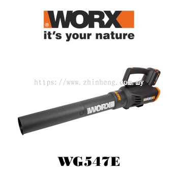 WORX WG547E 20V LI-ION TURBINE CORDLESS TWO SPEED  LEAF BLOWER / SWEEPER