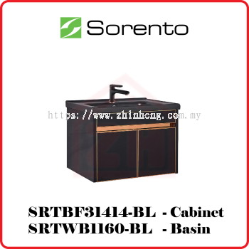 SORENTO S/S Basin Cabinet SRTBF31414-BL