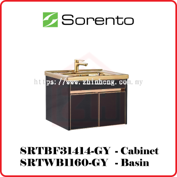 SORENTO S/S Basin Cabinet SRTBF31414-GY