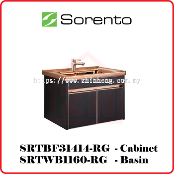 SORENTO S/S Basin Cabinet SRTBF31414-RG