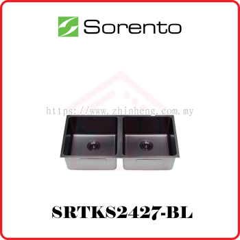 SORENTO Sink Double Bowl SRTKS2427-BL