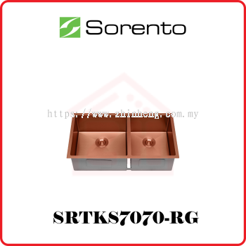 SORENTO Sink Double Bowl SRTKS7070-RG