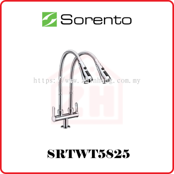 SORENTO Pillar Mounted Flexible (Double) Kitchen Tap SRTWT5825