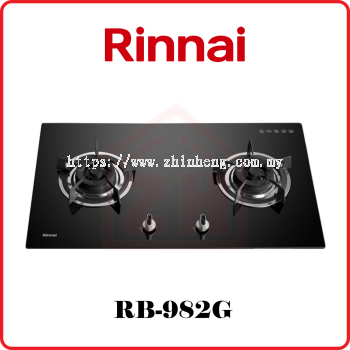 RINNAI 2-Burner Flexi Hob Built-in Gas Hob (Glass) RB-982G