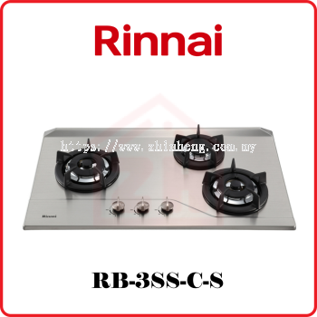 RINNAI 3-Burner Built-in Gas Hob (Stainless Steel) RB-3SS-C-S