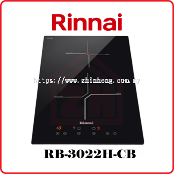 RINNAI 30cm 2-zone Induction Hob RB-3022H-CB