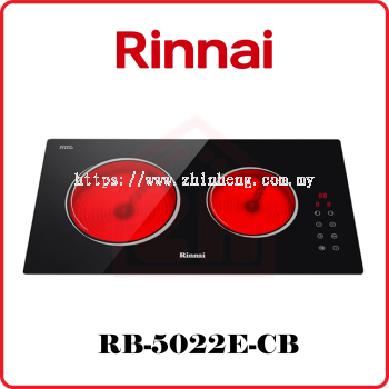 RINNAI 52cm 2-zone Vitroceramic Hob RB-5022E-CB