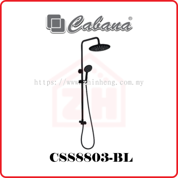 CABANA 2-Ways Functions Shower Set CSS8803-BL