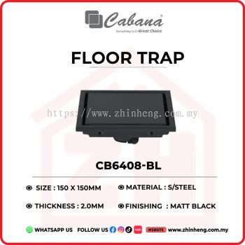 CABANA Floor Trap CB6408-BL