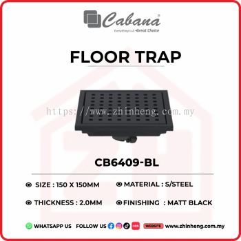 CABANA Floor Trap CB6409-BL