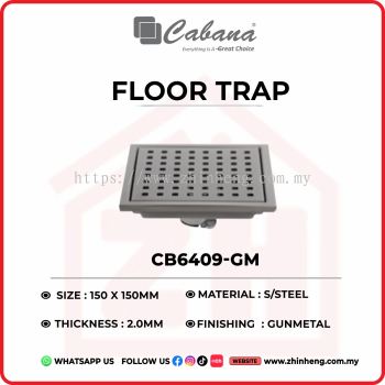 CABANA Floor Trap CB6409-GM