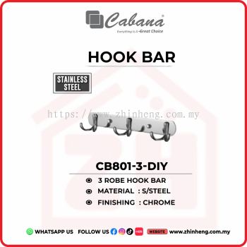 CABANA Hook Bar CB801-3-DIY