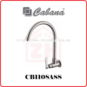 CABANA Wall Mounted  Kitchen Tap CB1108ASS