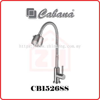 CABANA Pillar Mounted Flexible Kitchen Tap CB1526SS