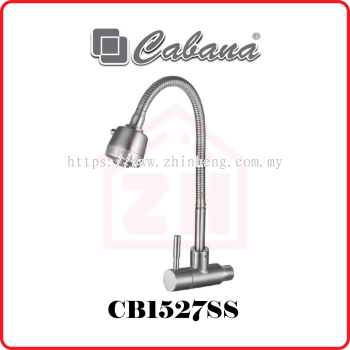 CABANA Wall Mounted Flexible Kitchen Tap CB1527SS