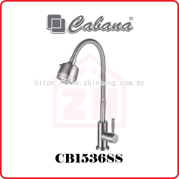 CABANA Pillar Mounted Flexible Kitchen Tap CB1536SS