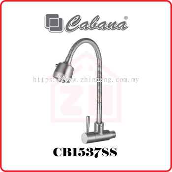 CABANA Wall Mounted Flexible Kitchen Tap CB1537SS