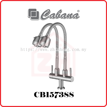 CABANA Pillar Mounted Kitchen Tap (Double) CB1573SS