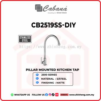 CABANA Pillar Mounted Kitchen Tap CB2519SS-DIY