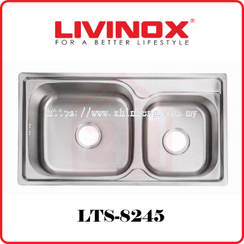 LIVINOX 2 Bowls Stainless Steel Sink LTS-8245