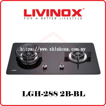 LIVINOX 2 Burner Gas Hob LGH-288 2B-BL