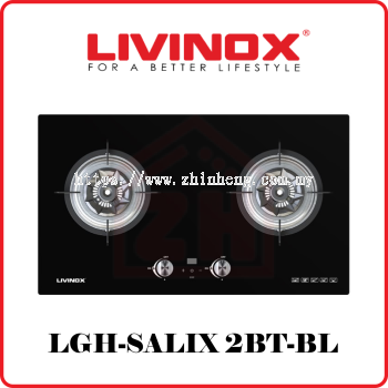 LIVINOX 2 Burner Gas Hob LGH-SALIX 2BT-BL