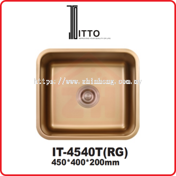 ITTO Single Bowl Sink IT-4540T(RG)