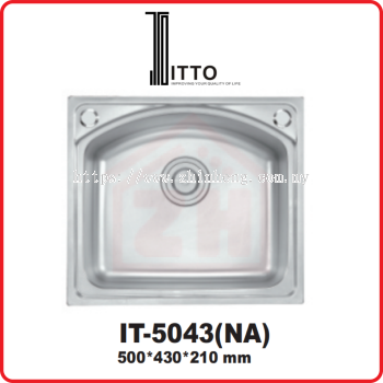 ITTO Single Bowl Sink IT-5043(NA)