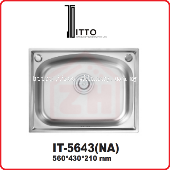 ITTO Single Bowl Sink IT-5643(NA)