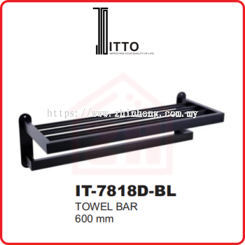 ITTO Double Towel Bar IT-7818D-BL