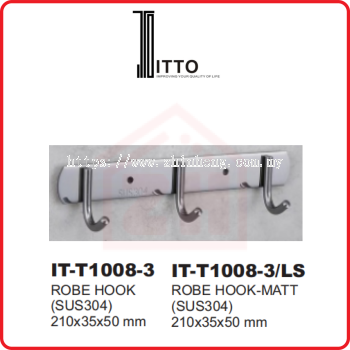 ITTO Robe Hook IT-T1008-3/LS