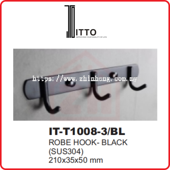 ITTO Robe Hook IT-T1008-3/BL