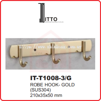 ITTO Robe Hook IT-T1008-3/G