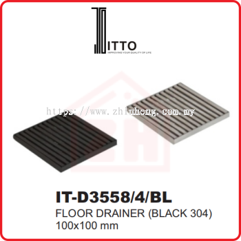 ITTO Floor Drainer IT-D3558/4/BL